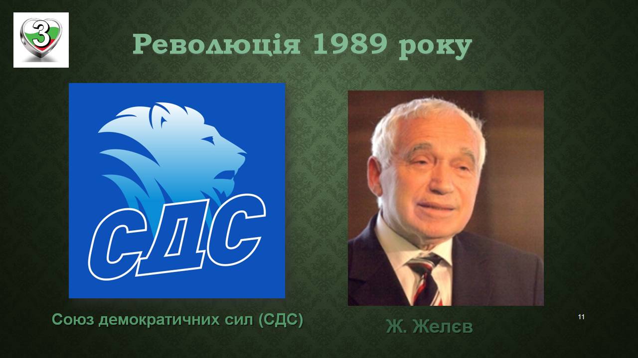 Презентація на тему «Республіка Болгарія 1945 - наш час» - Слайд #11