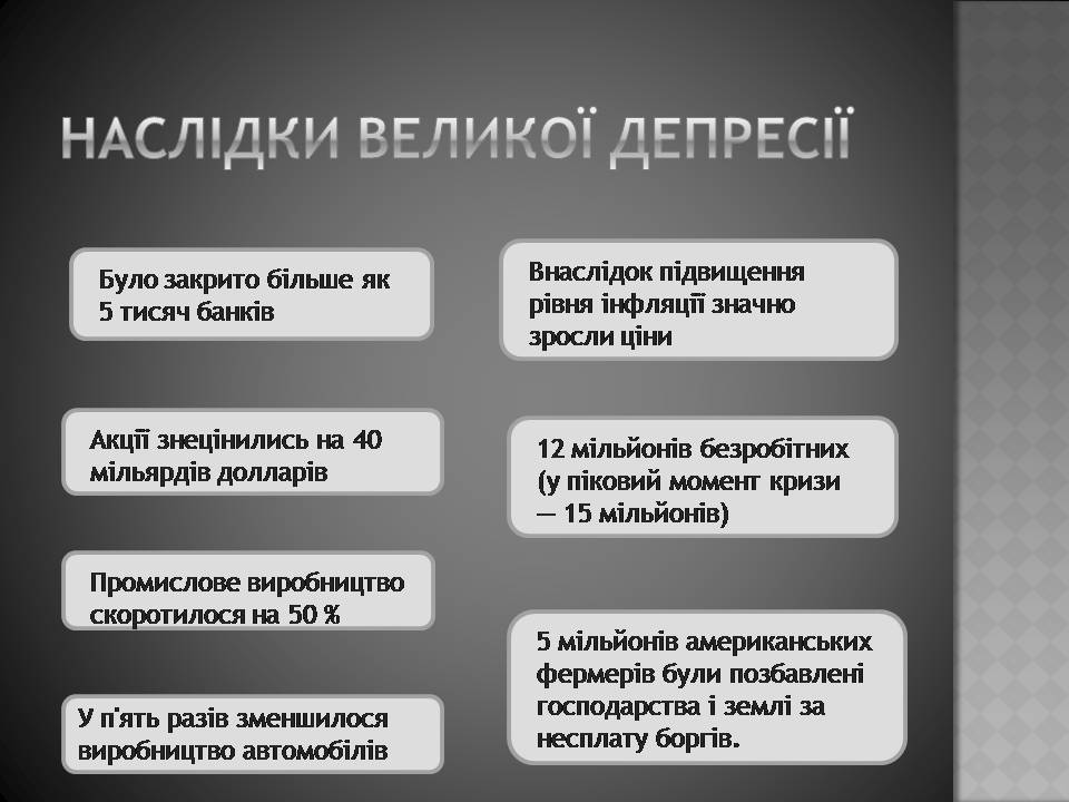 Презентація на тему «Велика депресія у США» (варіант 3) - Слайд #13