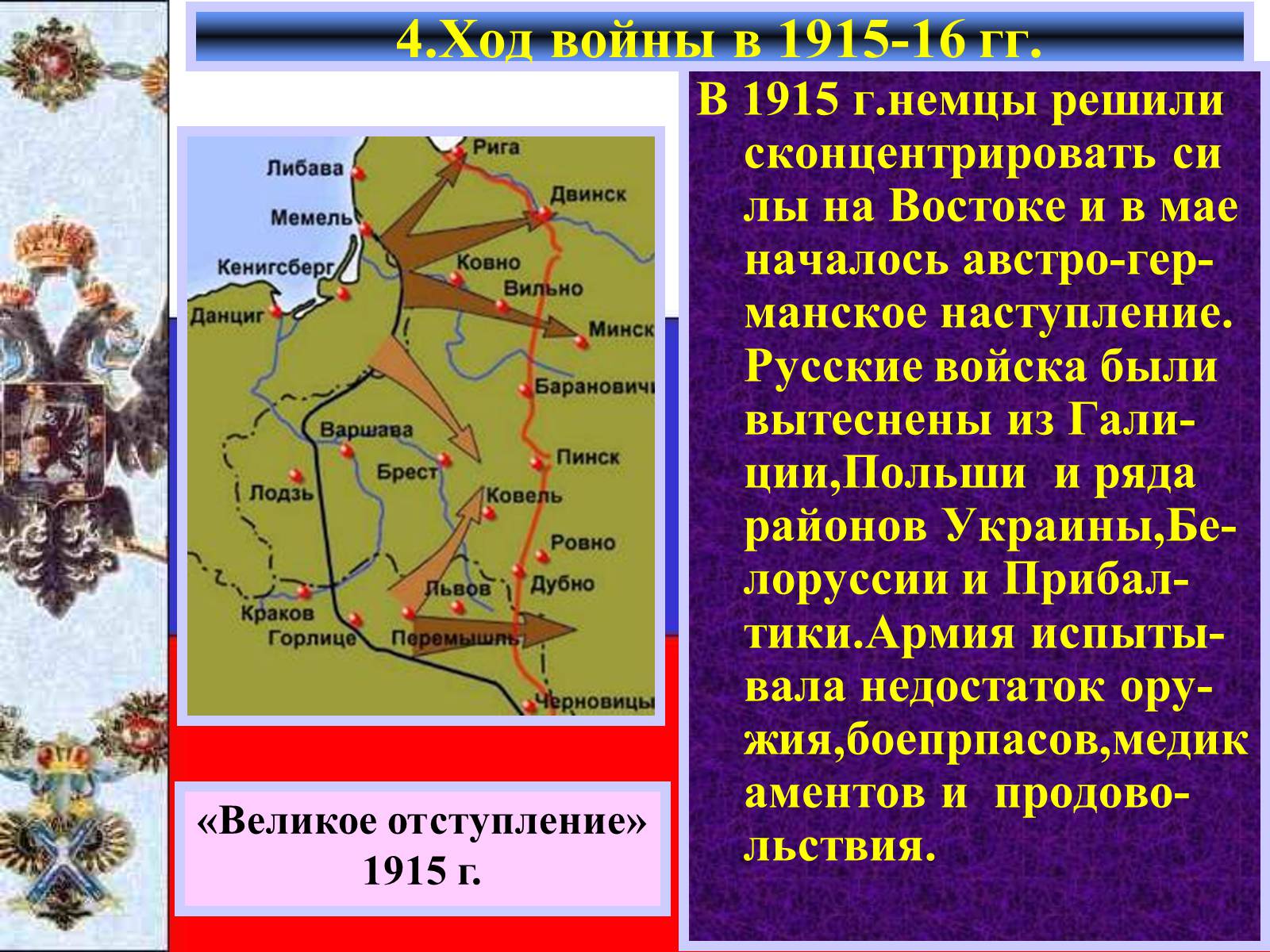 Презентація на тему «Россия в Первой мировой войне» - Слайд #11