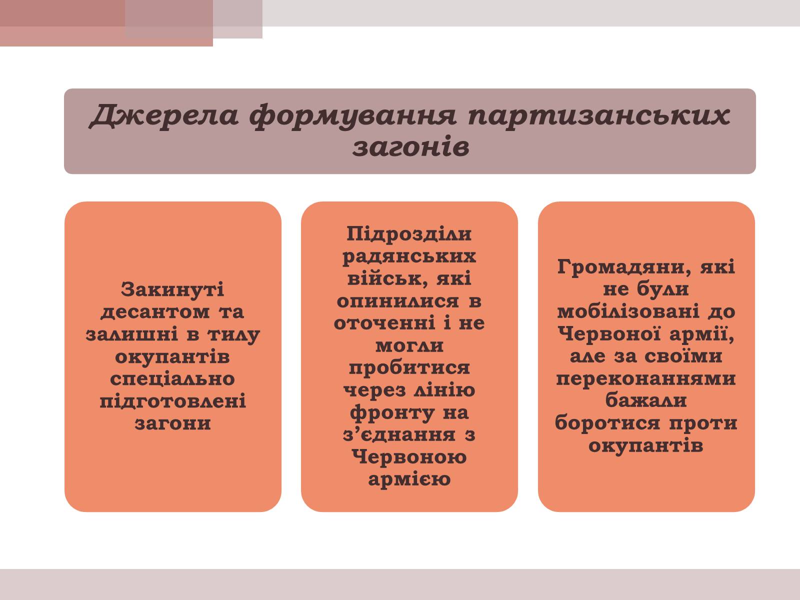 Презентація на тему «Розгортання радянського партизанського руху» - Слайд #4