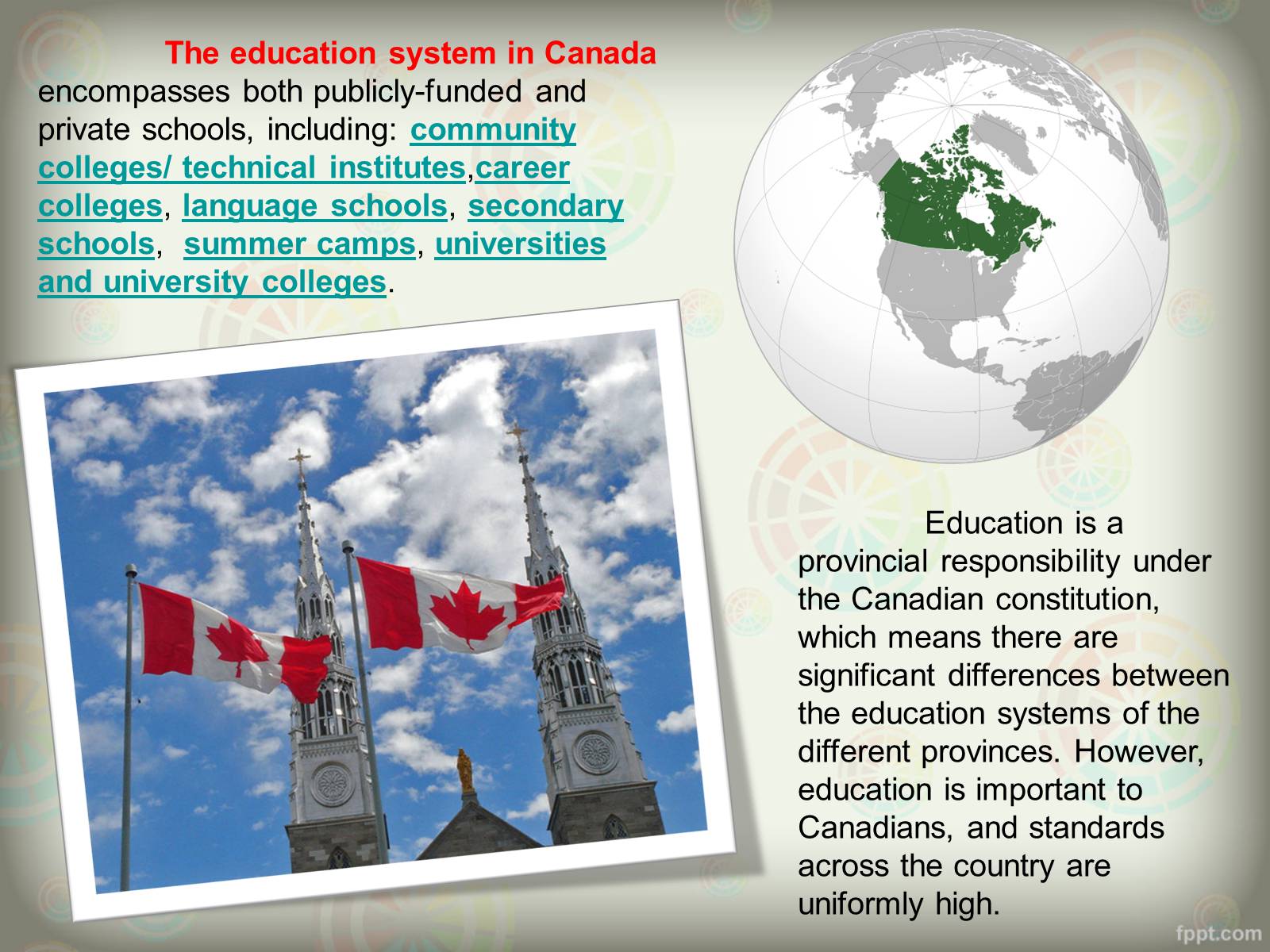 Презентація на тему «Education in Canada» - Слайд #6