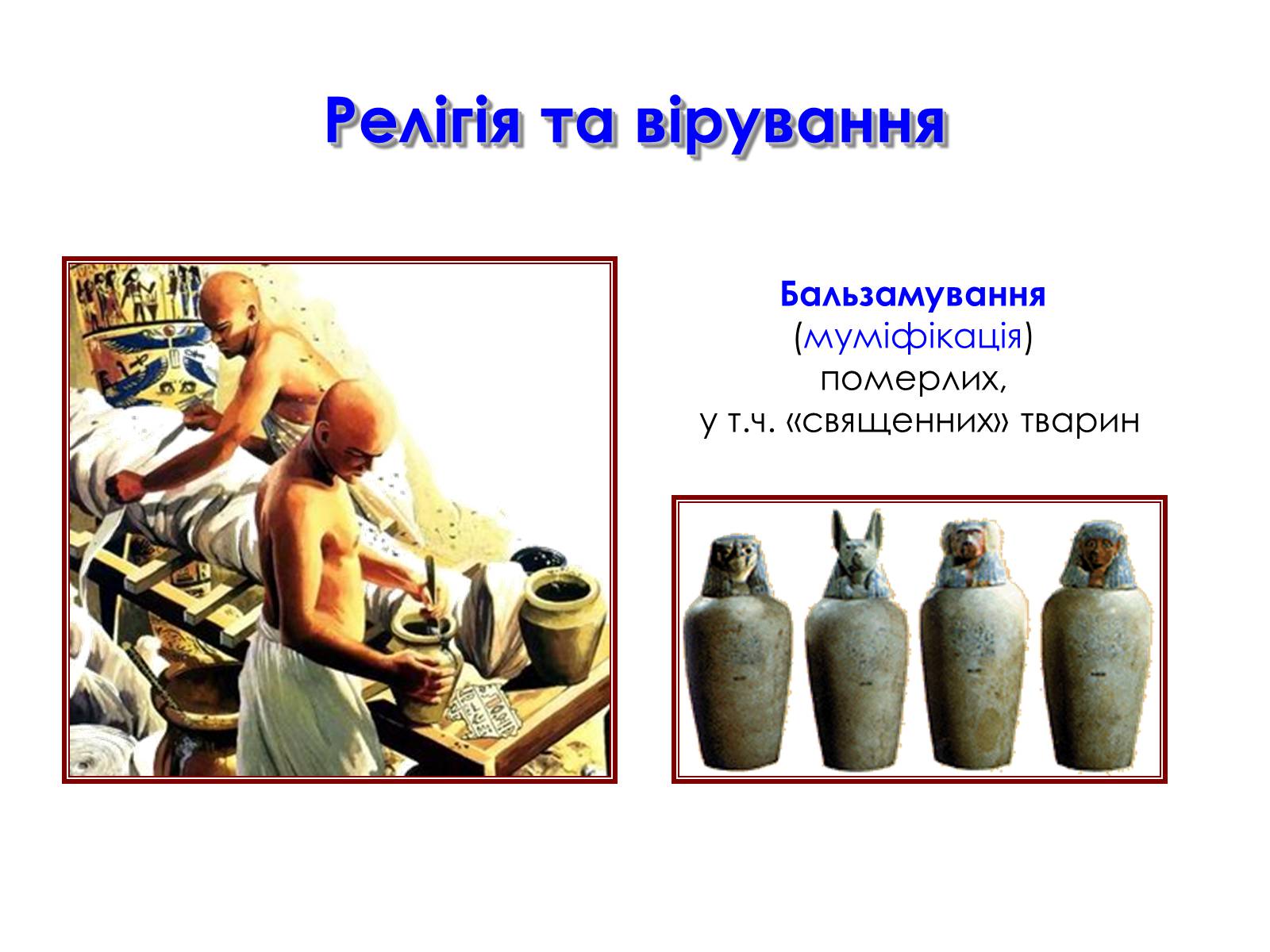 Презентація на тему «Релігійні погляди давніх єгиптян» - Слайд #4