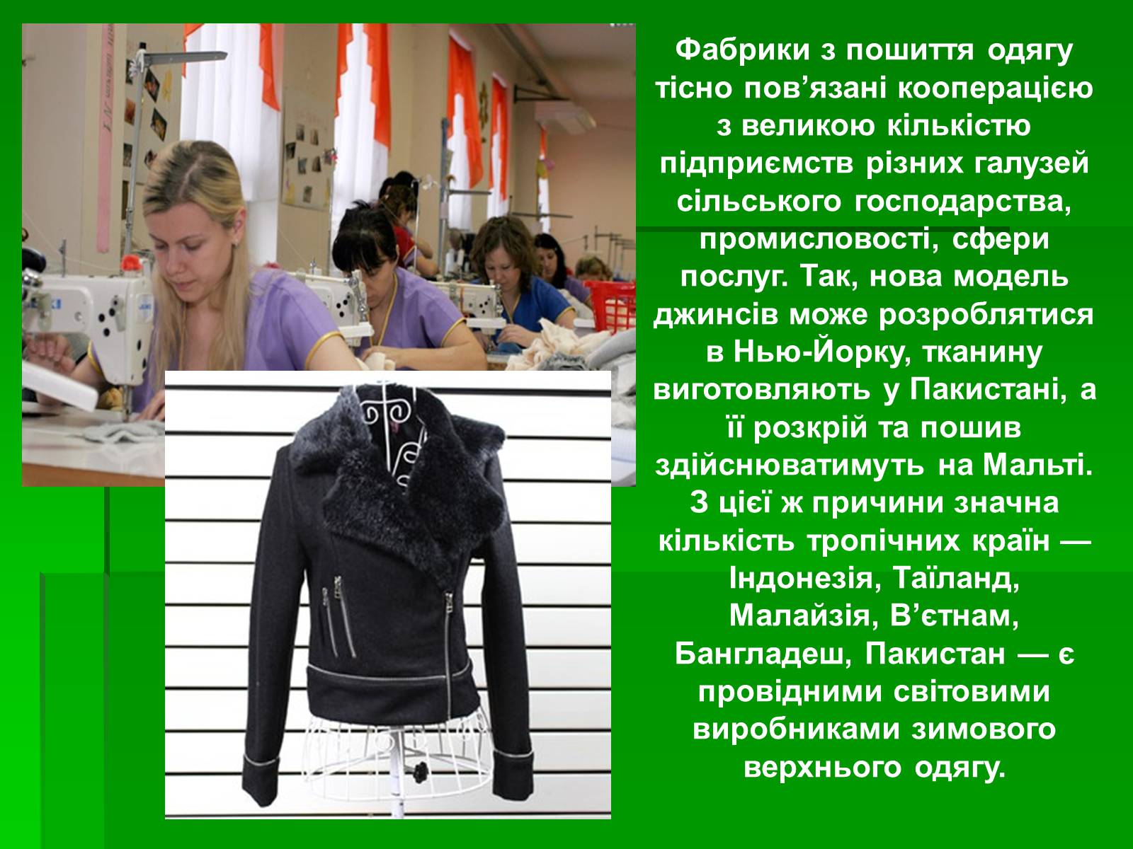 Презентація на тему «Харчова і легка промисловість у світі» - Слайд #15