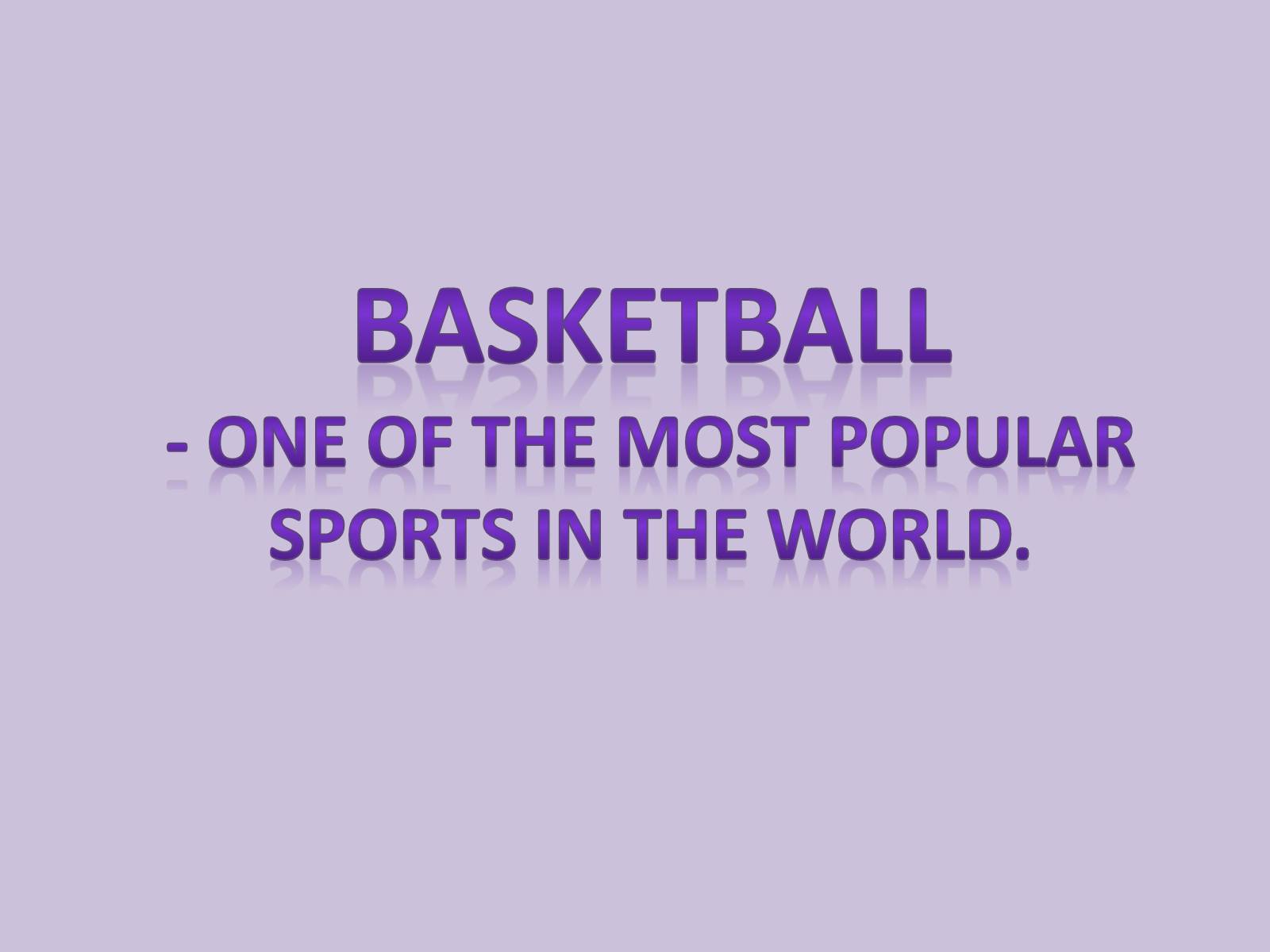 Презентація на тему «Basketball» - Слайд #1