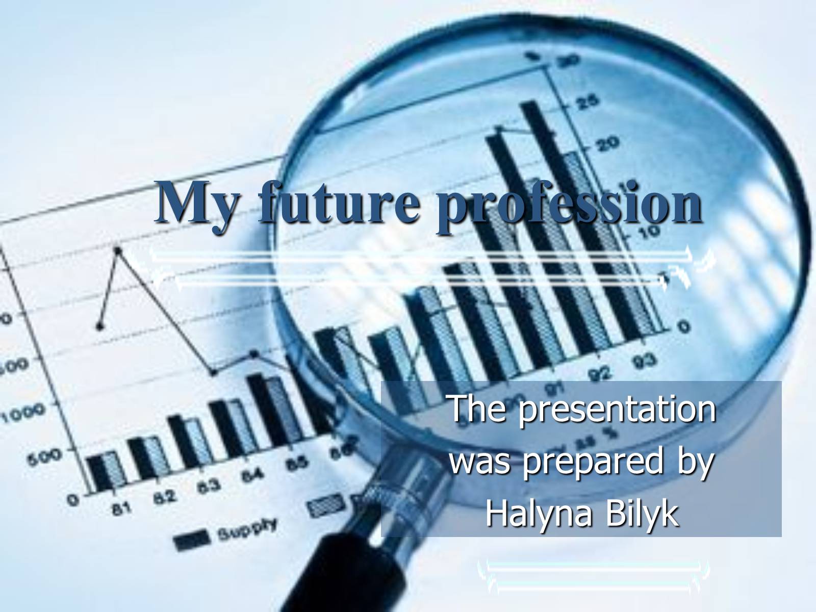 Презентація на тему «My future profession» (варіант 2) - Слайд #1