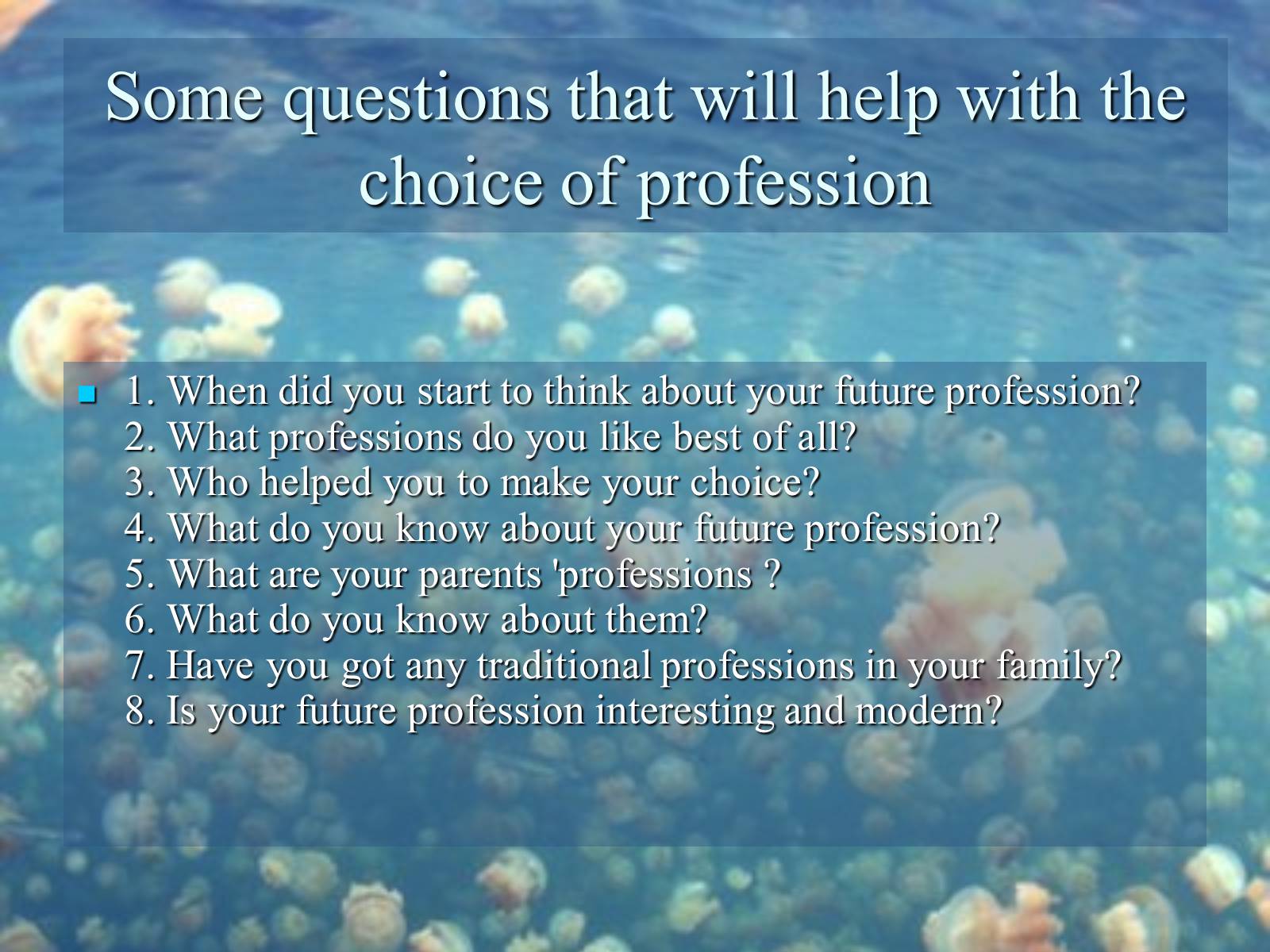 Презентація на тему «My future profession» (варіант 2) - Слайд #9