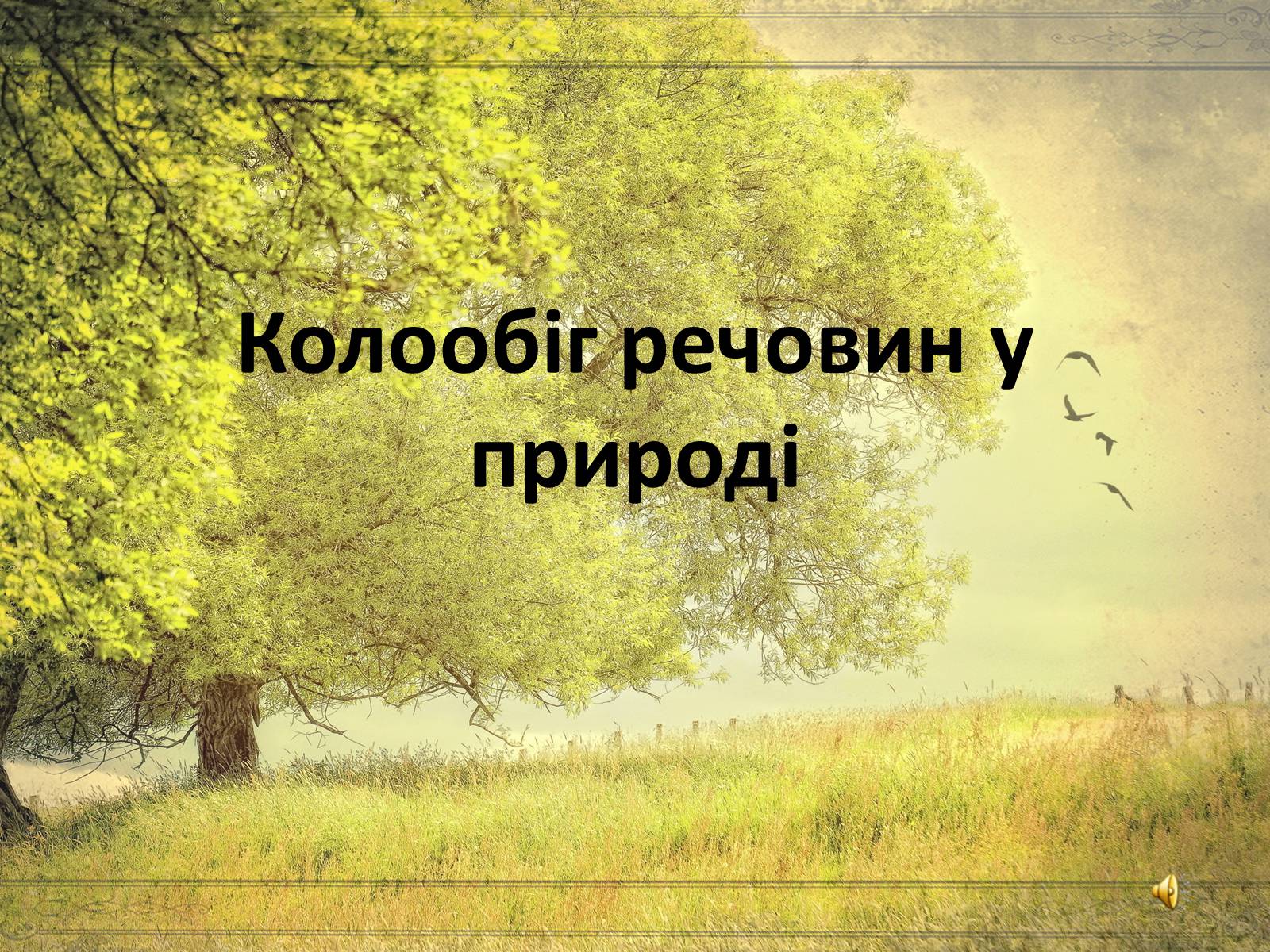 Презентація на тему «Колообіг речовин у природі» (варіант 1) - Слайд #1