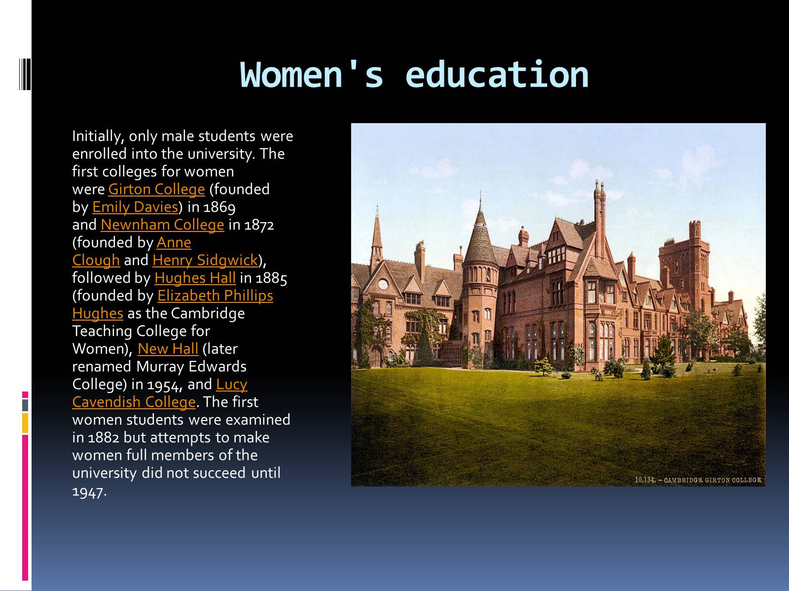 Презентація на тему «University of Cambridge» - Слайд #8