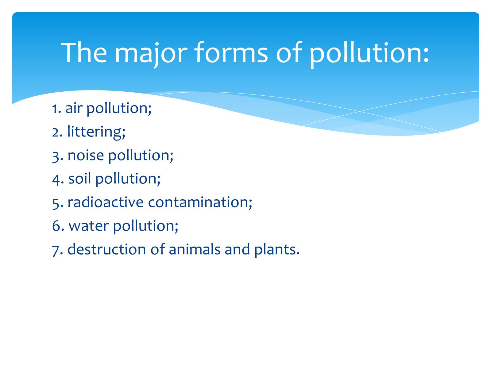 Презентація на тему «Environmental problems» (варіант 3) - Слайд #3