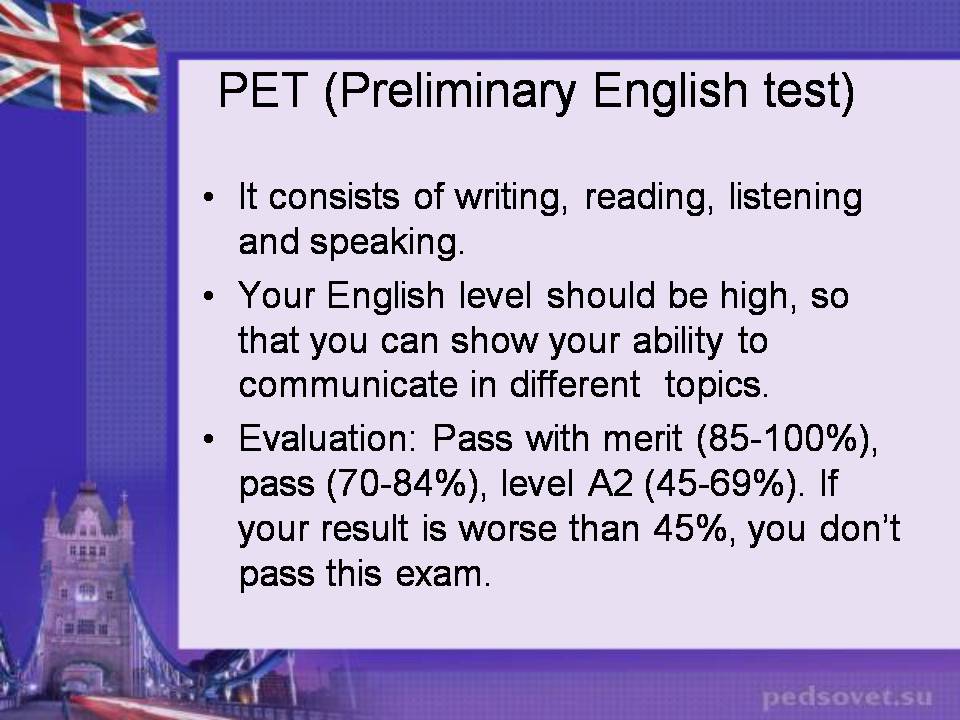 Презентація на тему «The international exams in English» - Слайд #2