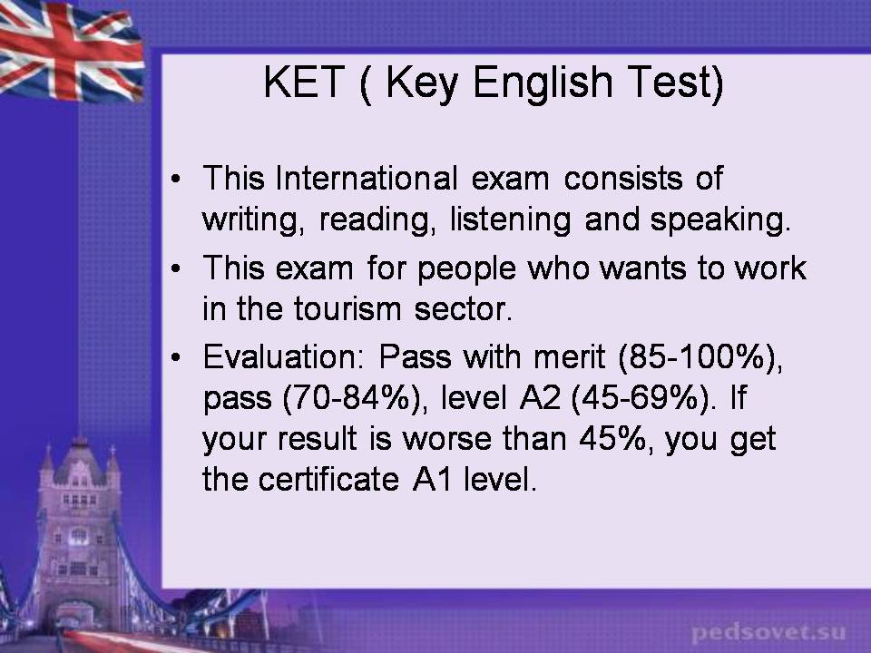 Презентація на тему «The international exams in English» - Слайд #3