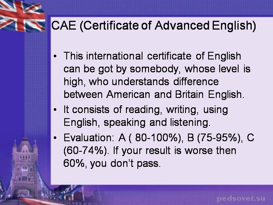 Презентація на тему «The international exams in English» - Слайд #5