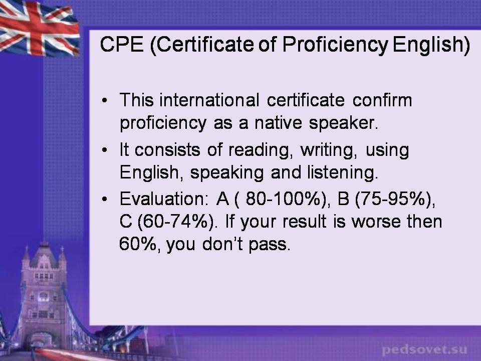 Презентація на тему «The international exams in English» - Слайд #6
