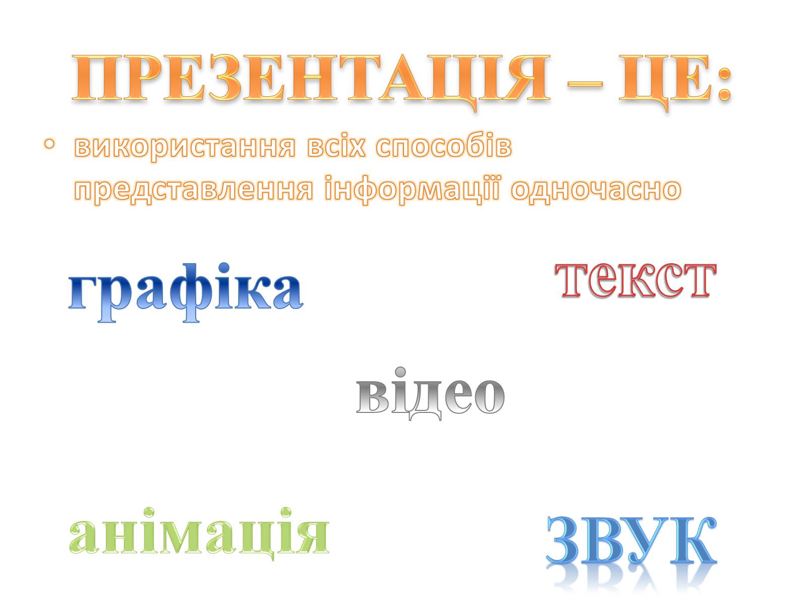 Презентація на тему «Комп&#8217;ютерні презентації та їх об&#8217;єкти» - Слайд #2