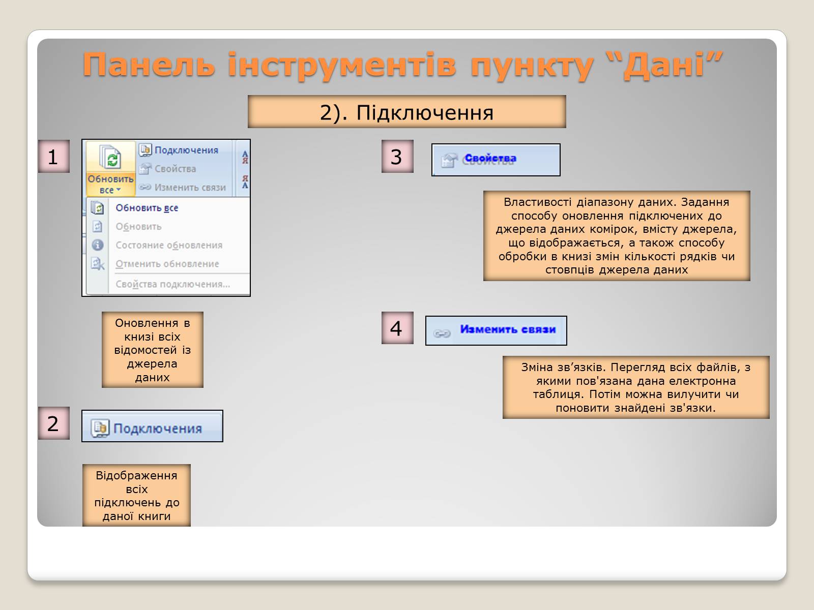 Презентація на тему «Табличний процесор Microsoft Excel 2007» - Слайд #23