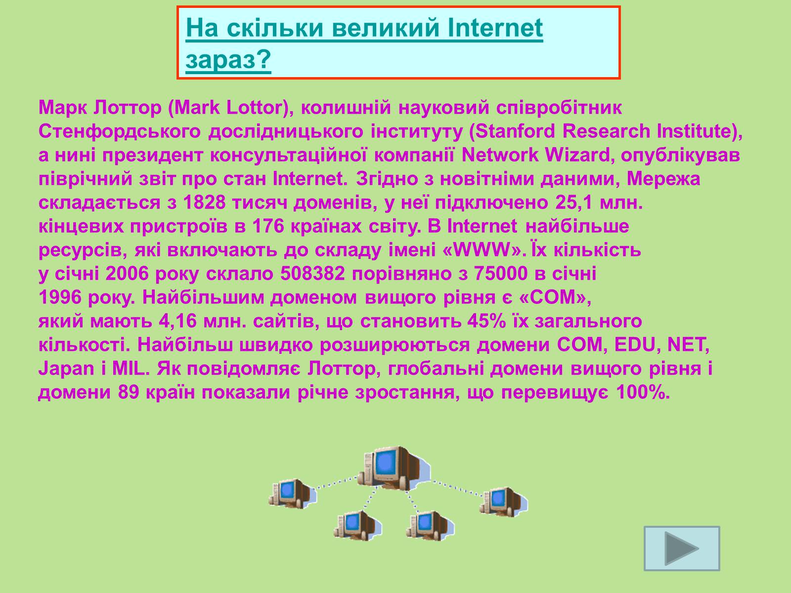 Презентація на тему «Інтернет» (варіант 4) - Слайд #21