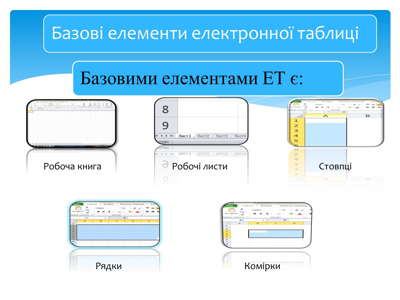 Презентація на тему «Електронні таблиці MS Excel» (варіант 2) - Слайд #9