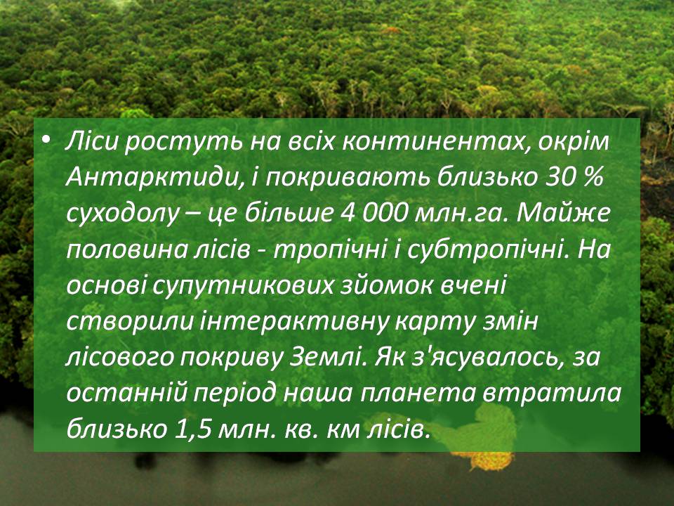 Презентація на тему «Знищення лісів» (варіант 2) - Слайд #10