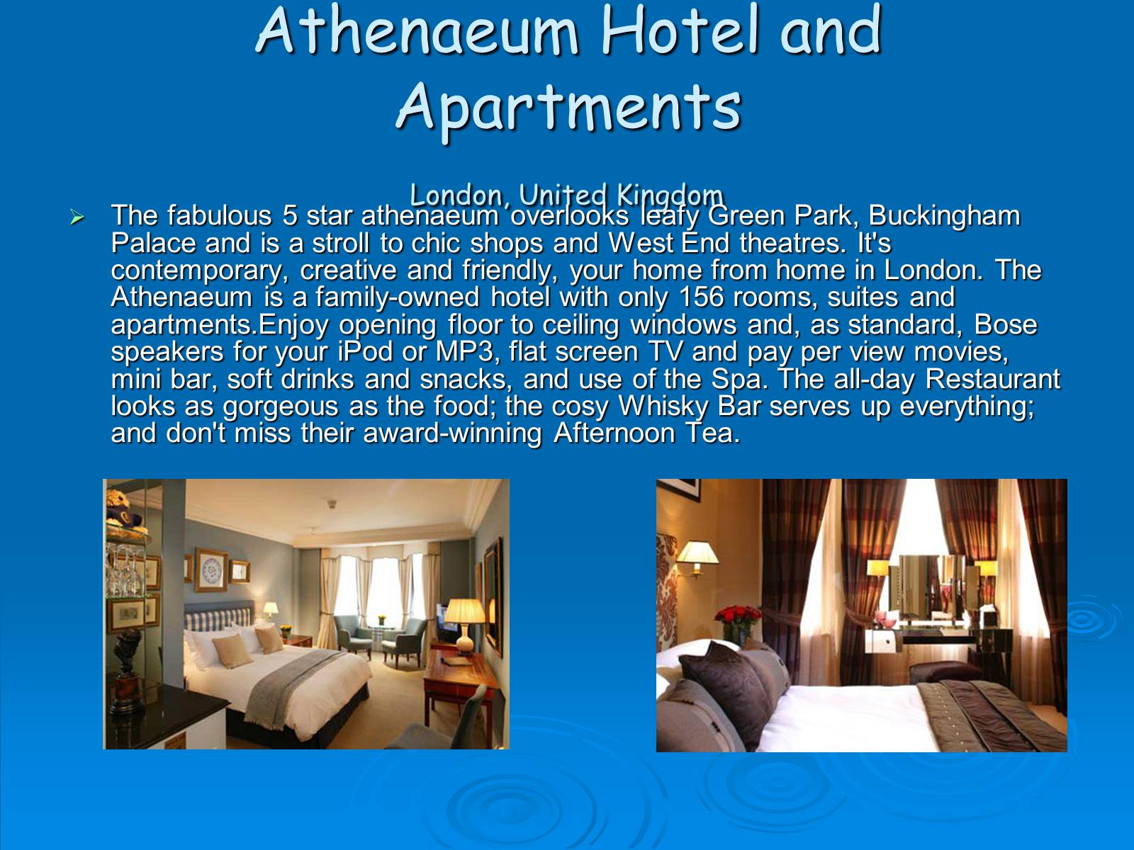 Презентація на тему «The best hotels in the world» - Слайд #8