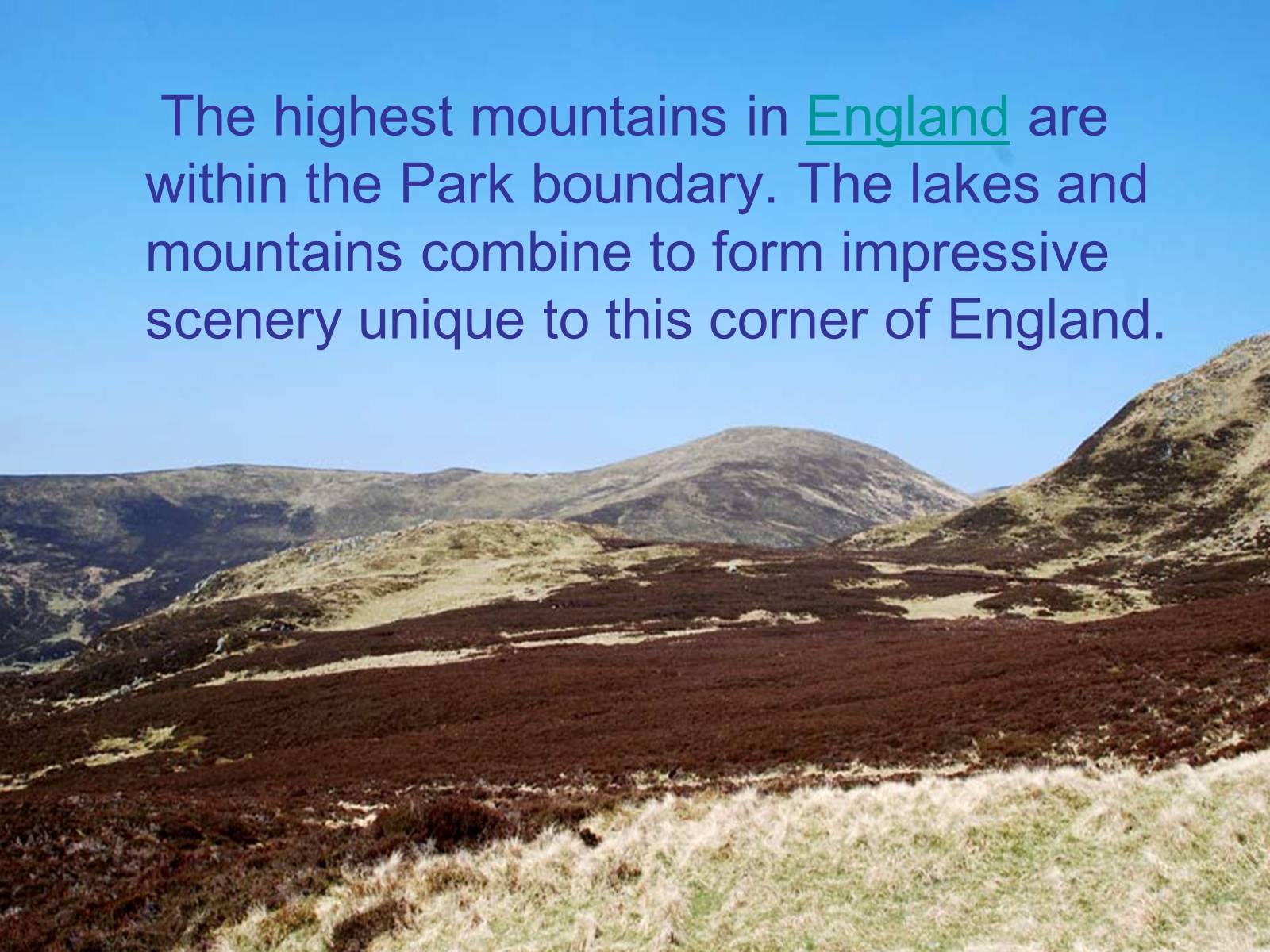Презентація на тему «National Park Lake District» - Слайд #4