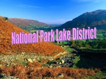 Презентація на тему «National Park Lake District»